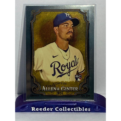 2024 Topps Allen & Ginter Chrome Refractor #76 Nick Loftin KC Royals