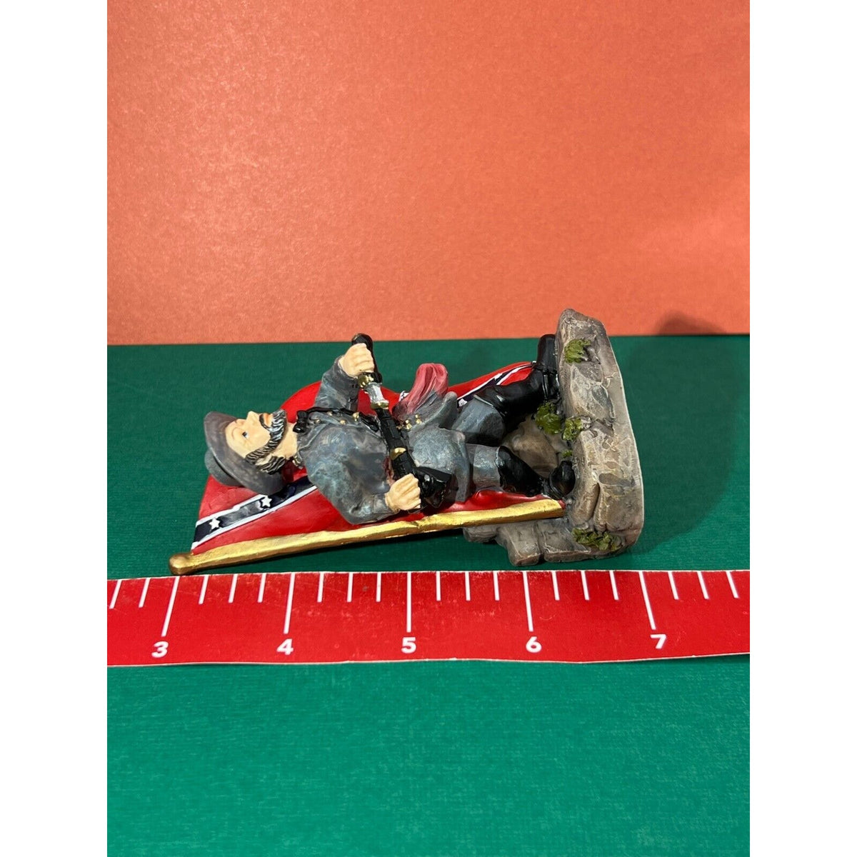 Civil War Soldiers Officer w/ sword and a Inf Soldier Resin Figurines EDC 2004