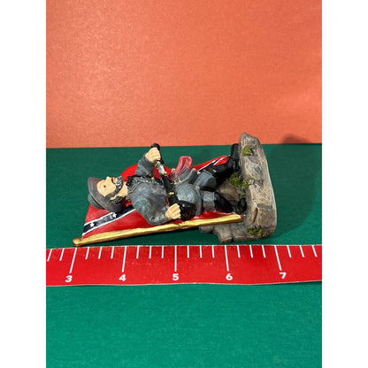Civil War Soldiers Officer w/ sword and a Inf Soldier Resin Figurines EDC 2004