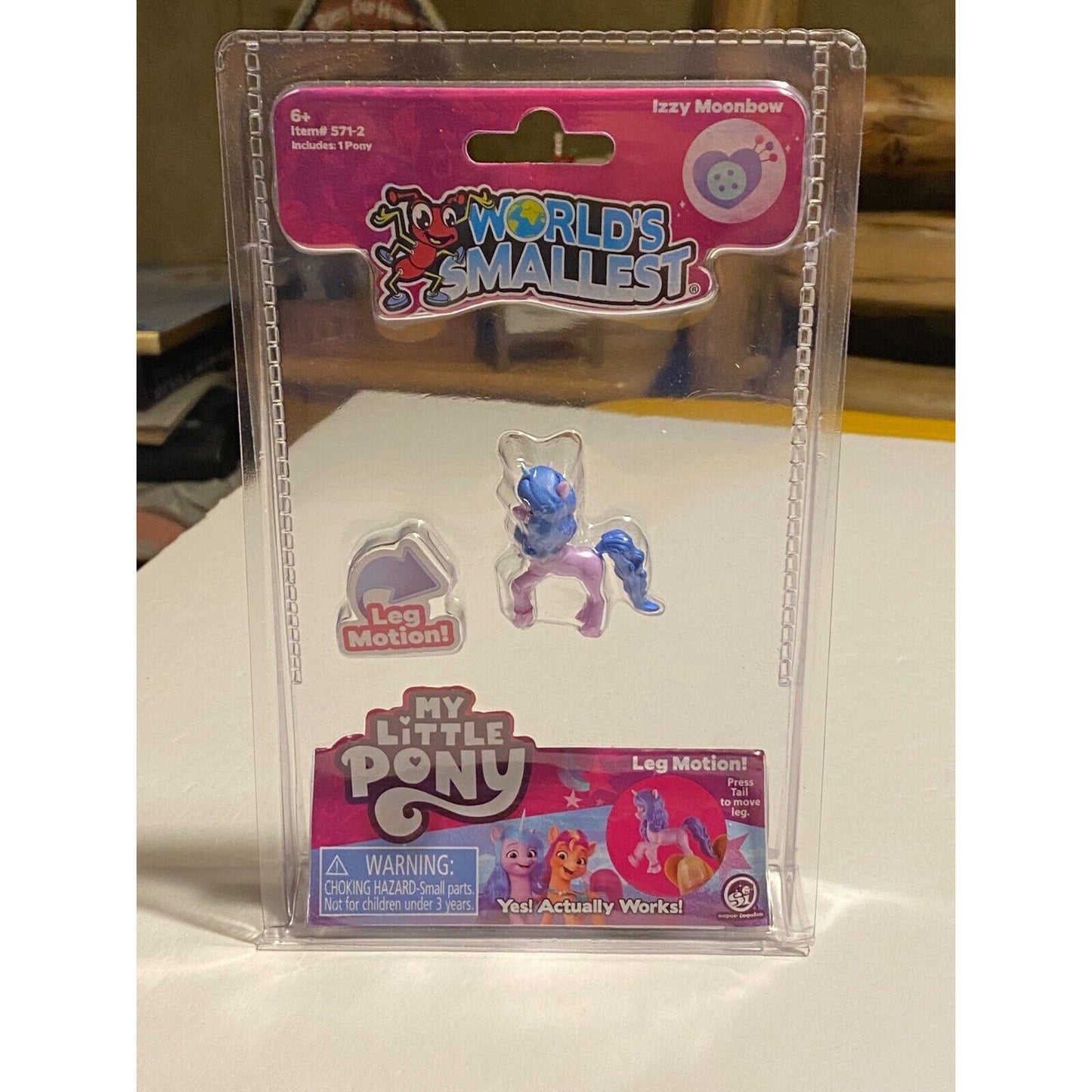 World's Smallest My Little Pony Micro Figure Set of 3 Super Impulse Series 2 NEW