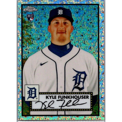 2021 Topps Chrome Platinum Anniv #119 Kyle Funkhouser R Gold Mini Dia 34/75