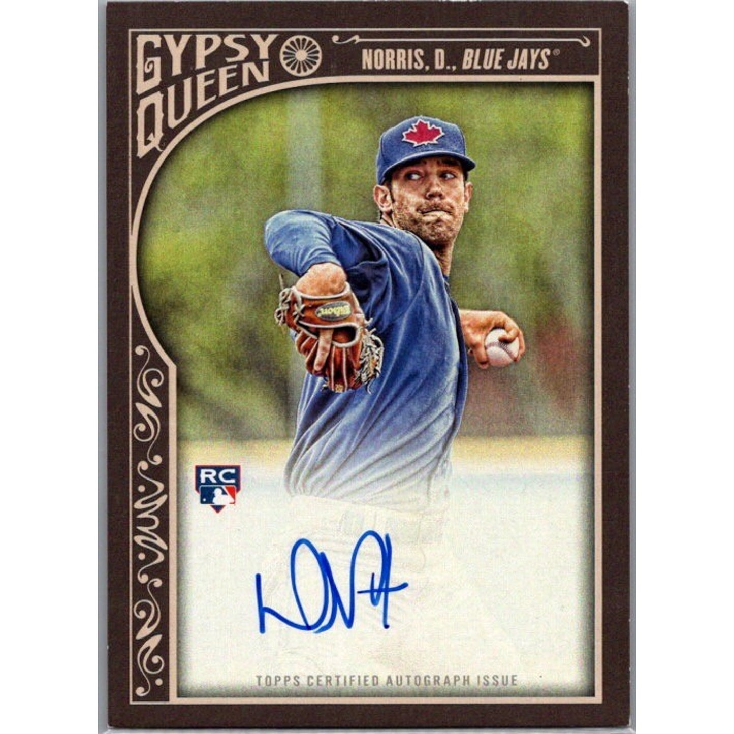 Daniel Norris 2015 Topps Gypsy Queen #GQA-DN Auto Toronto Blue Jays AU Auto