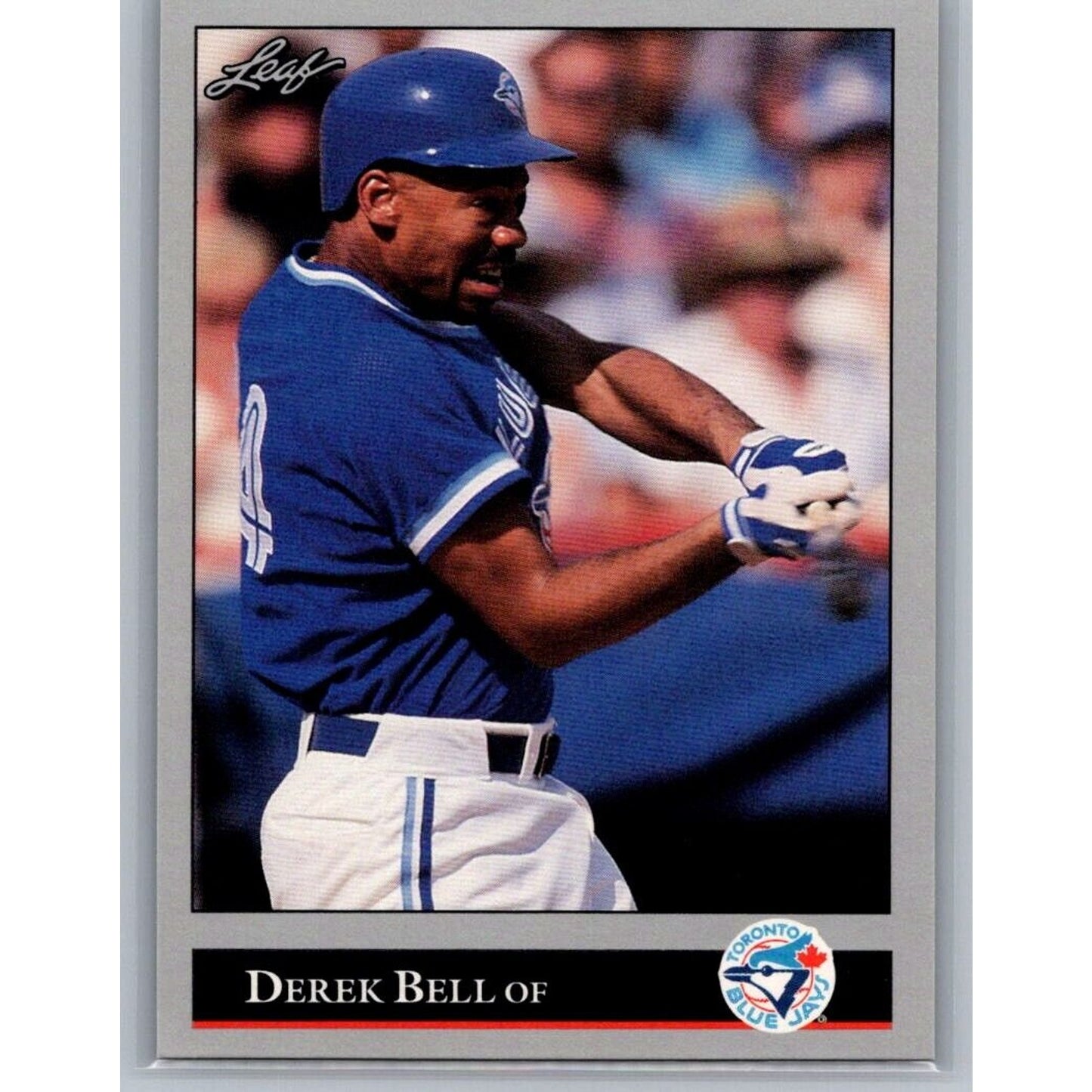 1992 Leaf #243a Derek Bell Rookie Toronto Blue Jays