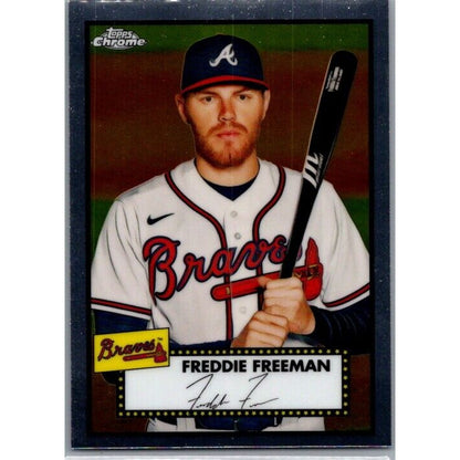2021 Topps Chrome Platinum Anniversary #173 Freddie Freeman Atlanta Braves
