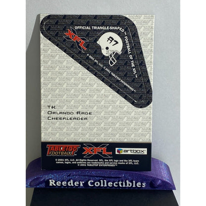 2001 Artbox XFL Tabletop Football - Orlando Rage Cheerleaders