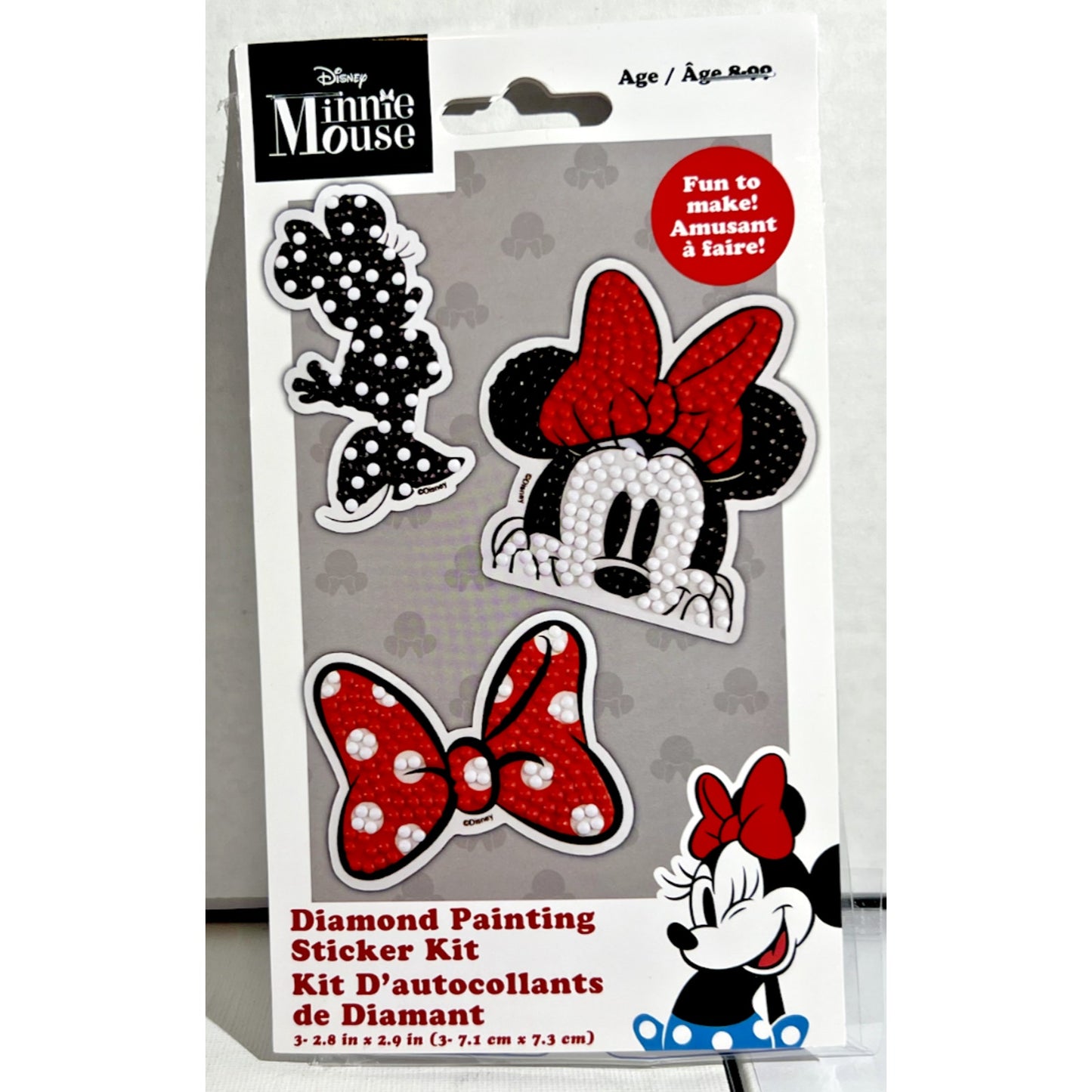 New in Package Diamond Painting Sticker Kit Of Disney Minnie Mouse