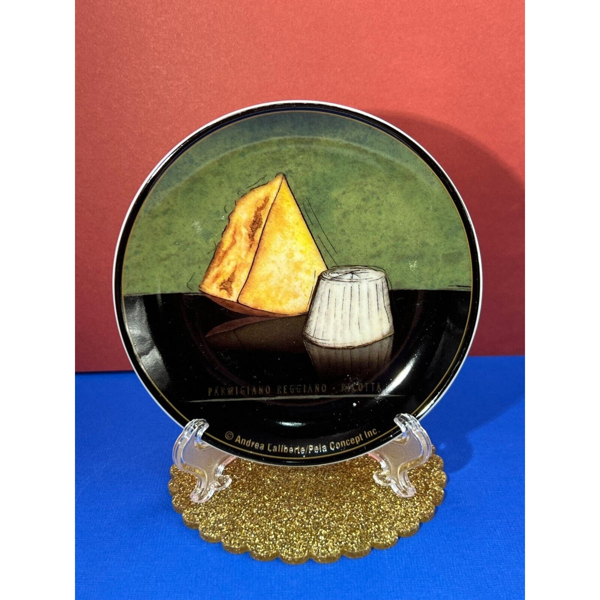 Andrea Laliberte / Pela Concepts Inc. Small Vintage Cheese Plates Set of 4