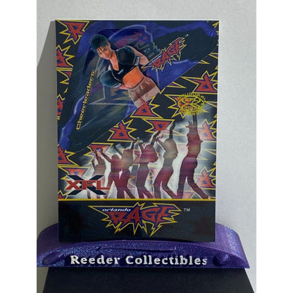 2001 Artbox XFL Tabletop Football - Orlando Rage Cheerleaders