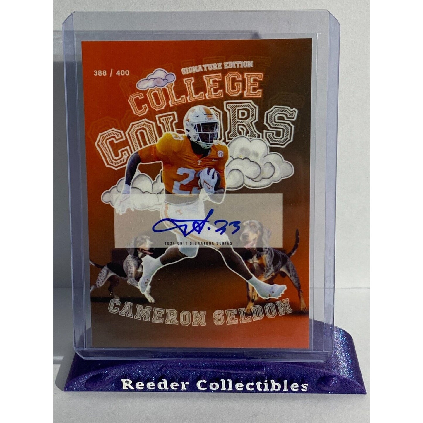 ONIT 2024 Cameron Seldon College Colors Auto Tennessee Vols #S-54 /400