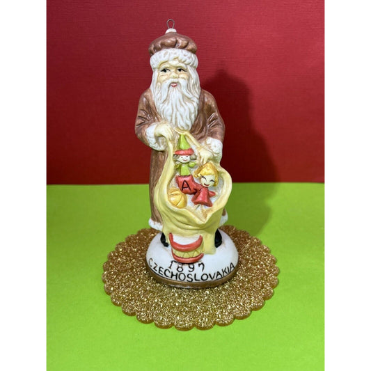 Czechoslovakia 1897 Santas From Around the World Santa Figurine / Ornament