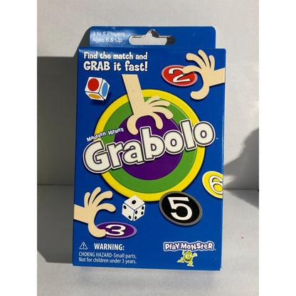 PlayMonster Grabolo Card Game - Fast-Grabbing Family Fun, 3-5 Players Ages 6+