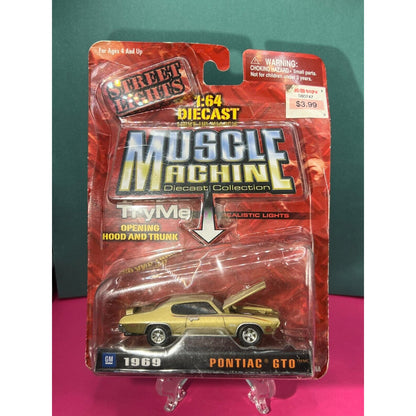 Agglo Muscle Machine Street Lights 1969 Pontiac GTO Gold 2008