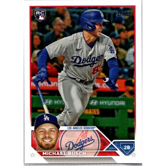 2023 Topps Update #US256 Michael Busch Los Angeles Dodgers Rookie