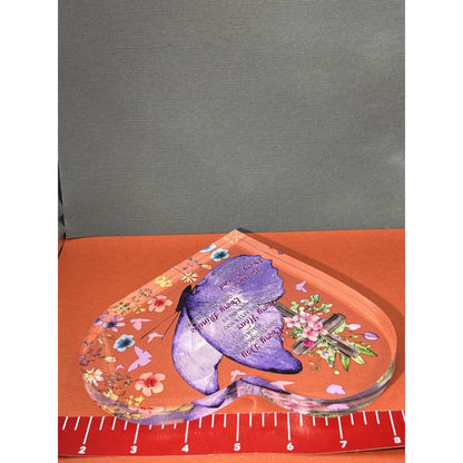 Heart Shaped Inspirational Religious Gift Acrylic