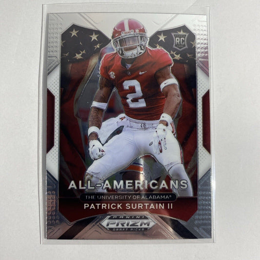 Patrick Surtain II #199 2021 Panini Prizm Draft Picks Alabama All-Americans