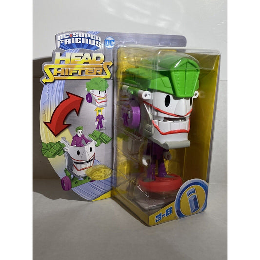 Imaginext DC Super Friends Head Shifters Joker & Laff Mobile Toy Warner Bros NEW