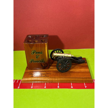 Pen & Pencil Holder Wooden Souvenir Tuckaleechee Caverns in the Smokies