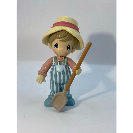 Precious Moments 2002 Country Lane Collection Farm Boy Toy Figure