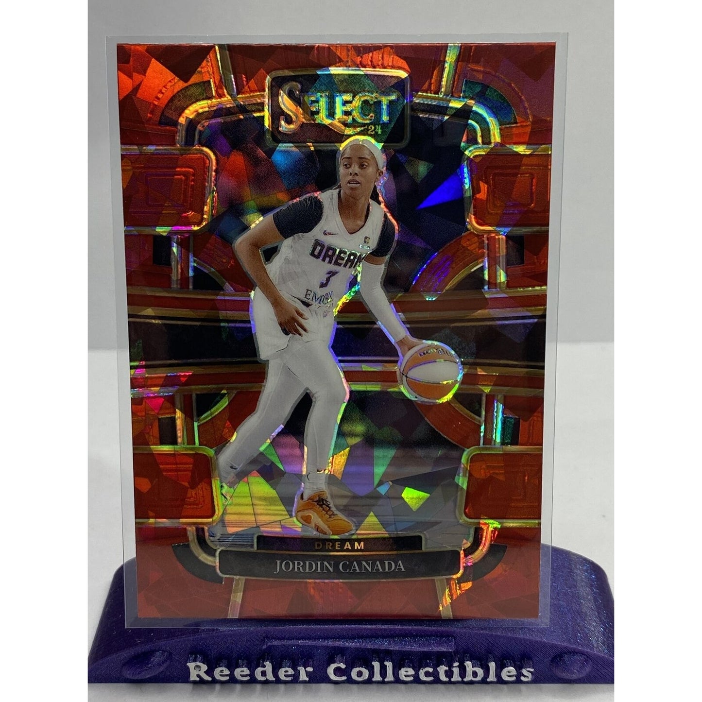 2024 Panini Select WNBA #93 Jordin Canada Atlanta Dream Red Ice Prizms