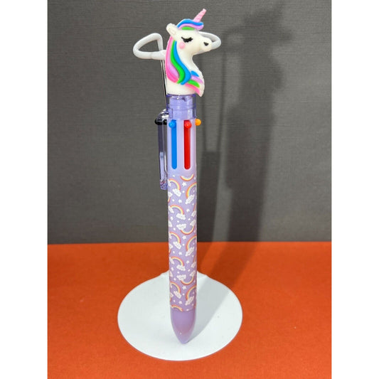 Animal Head 6 Color Ink Pen Rainbow Unicorn