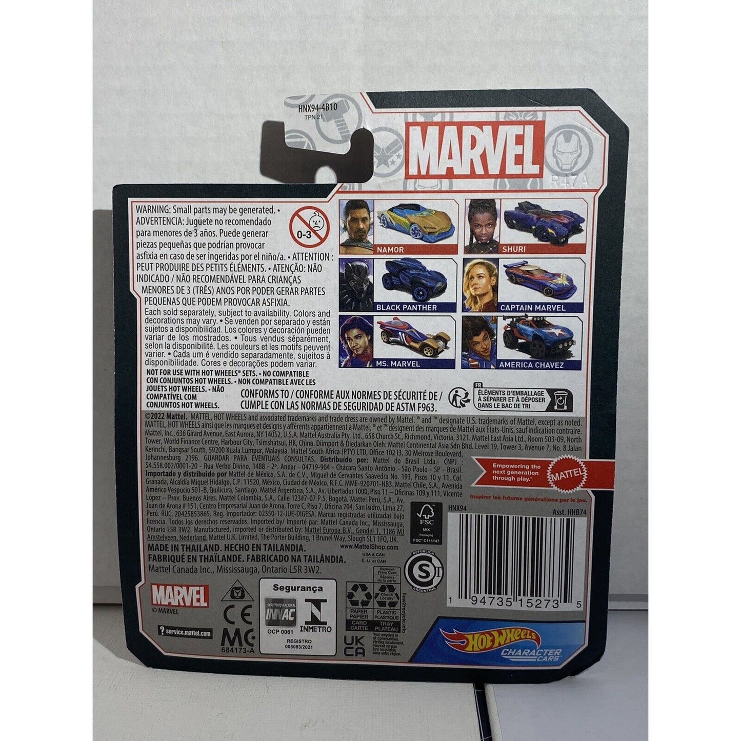 MS. MARVEL Hot Wheels MARVEL Studios Character Cars Premium 2022