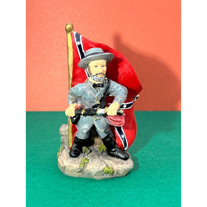Civil War Soldiers Officer w/ sword and a Inf Soldier Resin Figurines EDC 2004