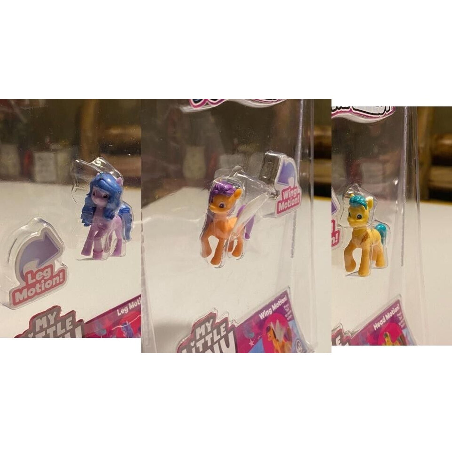 World's Smallest My Little Pony Micro Figure Set of 3 Super Impulse Series 2 NEW