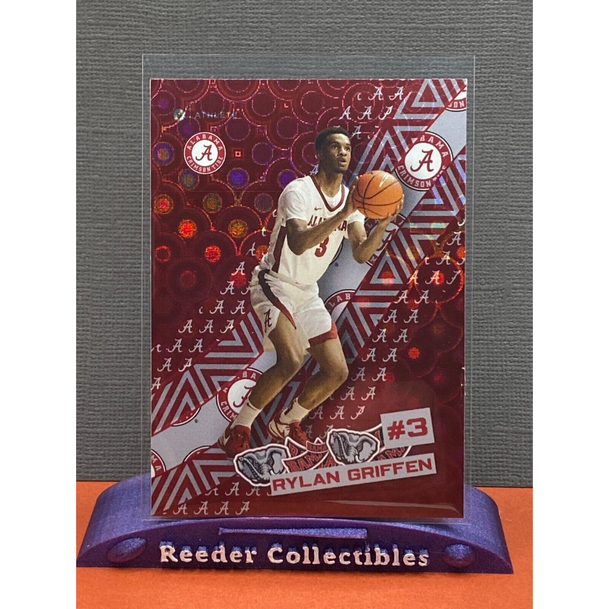 Rylan Griffen 2023-2024 Onit Basketball Alabama Sticker Series Holo