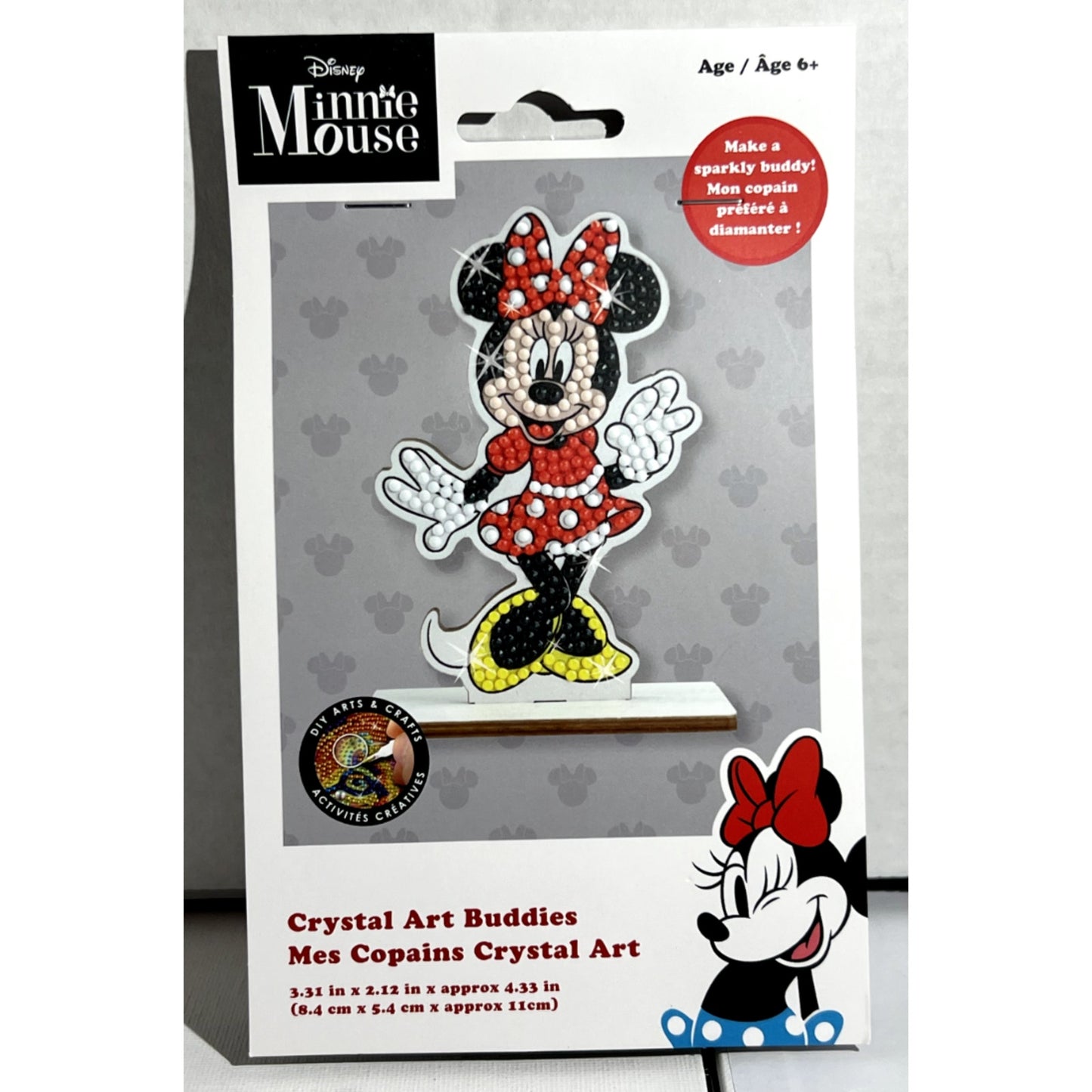 Craft Buddy Crystal Art Buddies Disney Minnie Mouse New in package