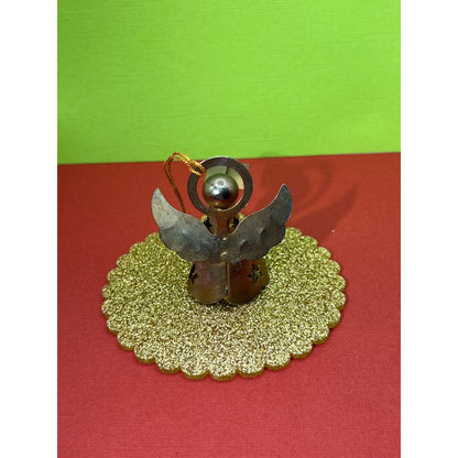 Vintage Brass Choir Angel Christmas Ormament small Topper