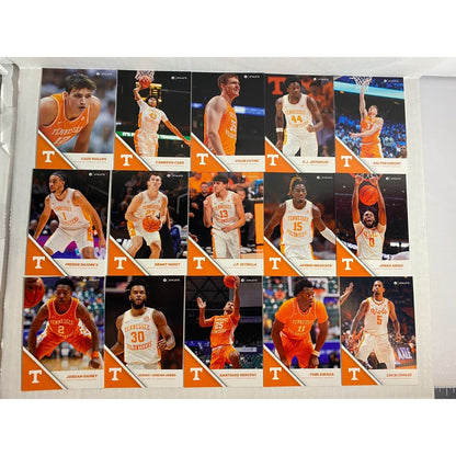 2024 Tennessee Volunteers Basketball Onit Complete Base Set
