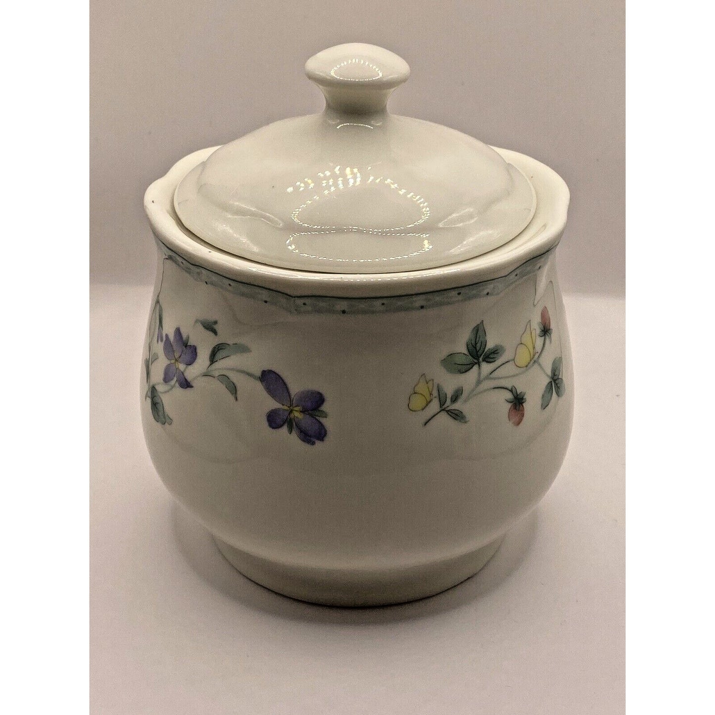 Citation Felicity Pattern Fine Porcelain China Sugar Bowl