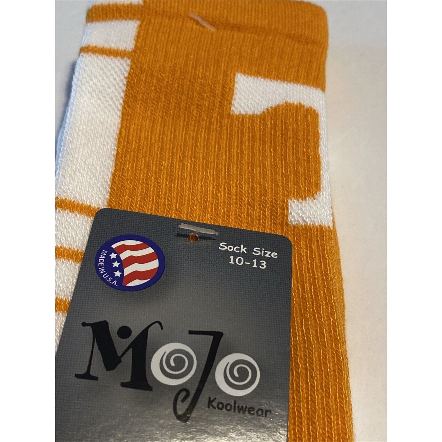 Tennessee Volunteers Mojo Koolwear Mens 10-13 Casual Socks NCAA NEW