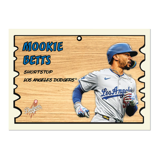 62 Mookie Betts 2024 Throwback Thursday Topps- Wacky Plaks PR:1035