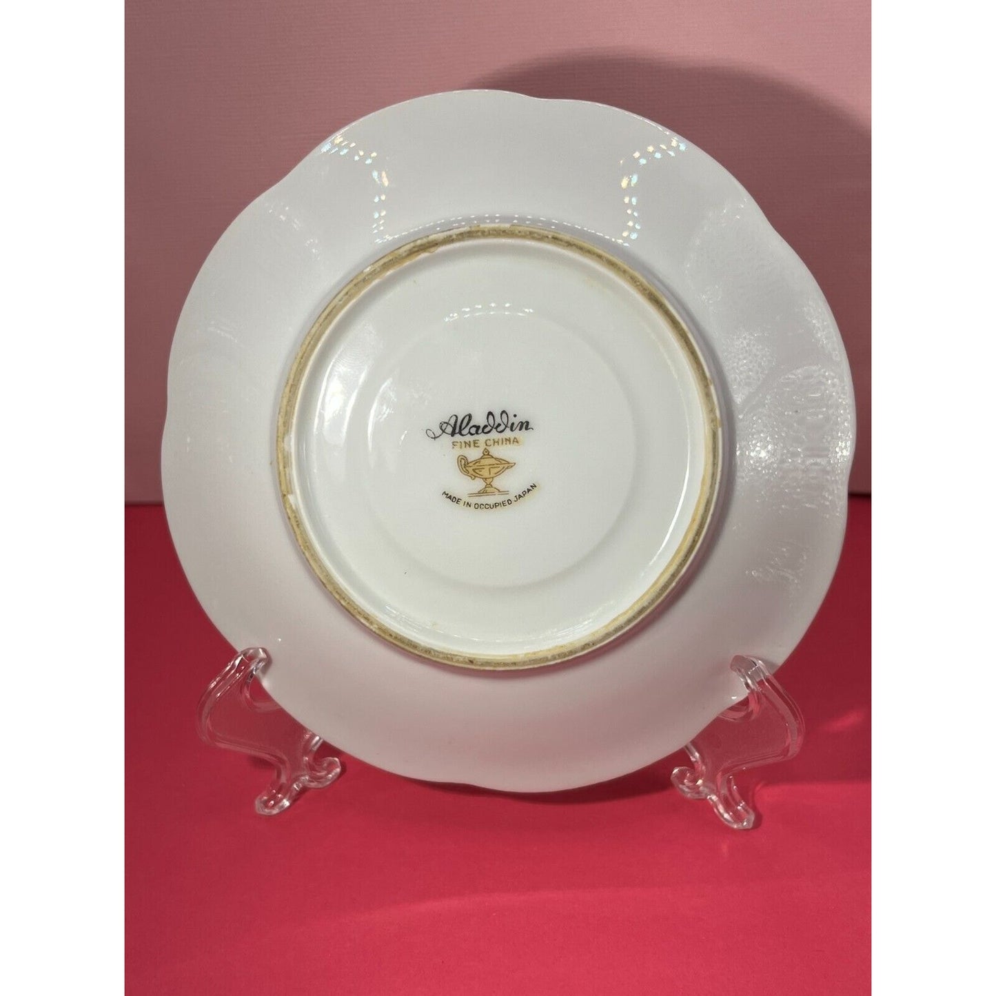 Vintage Alladin Fine China Made in Occupied Japan 5.5" Saucer Plate