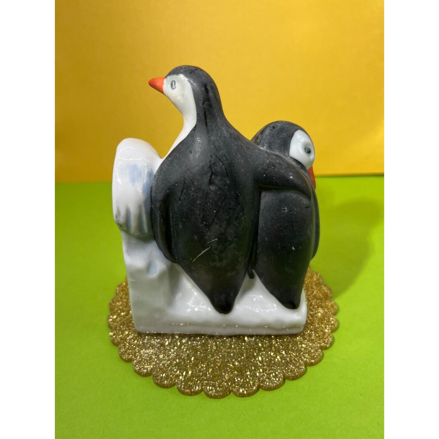 1940's Porcelain Penguin Bookend (only 1) Occupied Japan Vintage