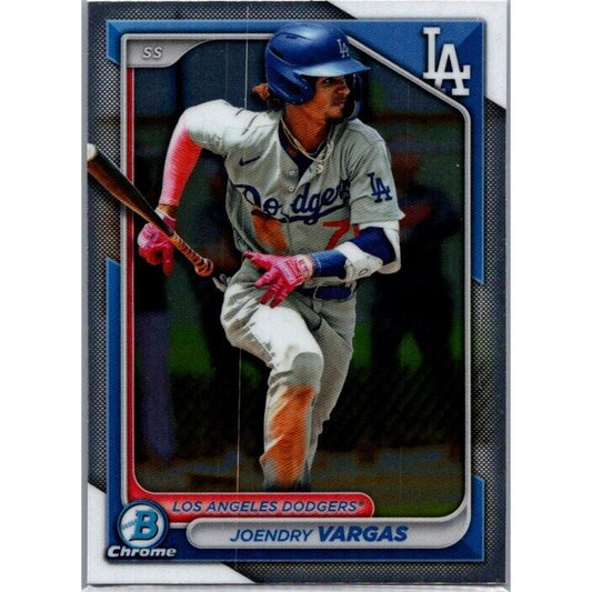 2024 Bowman Chrome Prospects #BCP-89 Joendry Vargas Los Angeles Dodgers