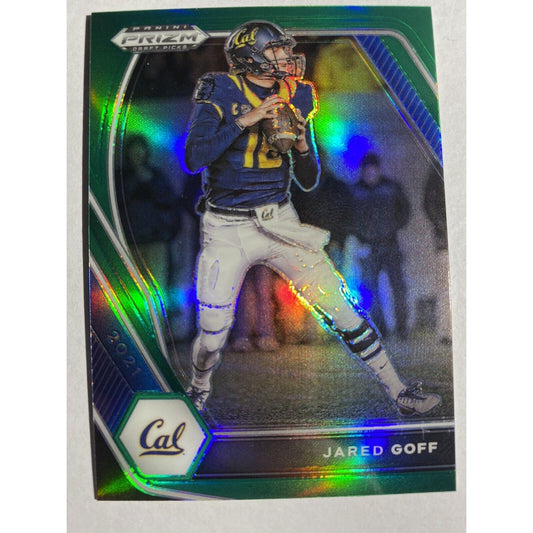 2021 Prizm Draft Picks #12 Jared Goff Prizm Cal. Detroit Lions