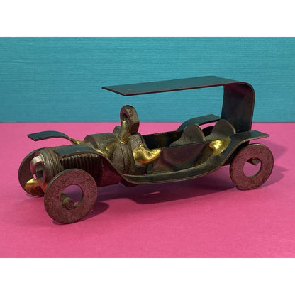 Vintage Spark Plug Automobile Metal Toy 4 Inch Car Collectible