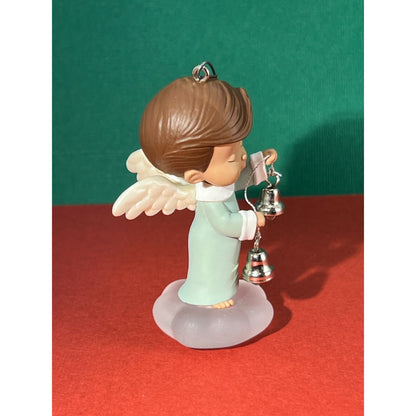 Hallmark Keepsake Ornament 2002 Mary's Angel Series Willow Boy Bells