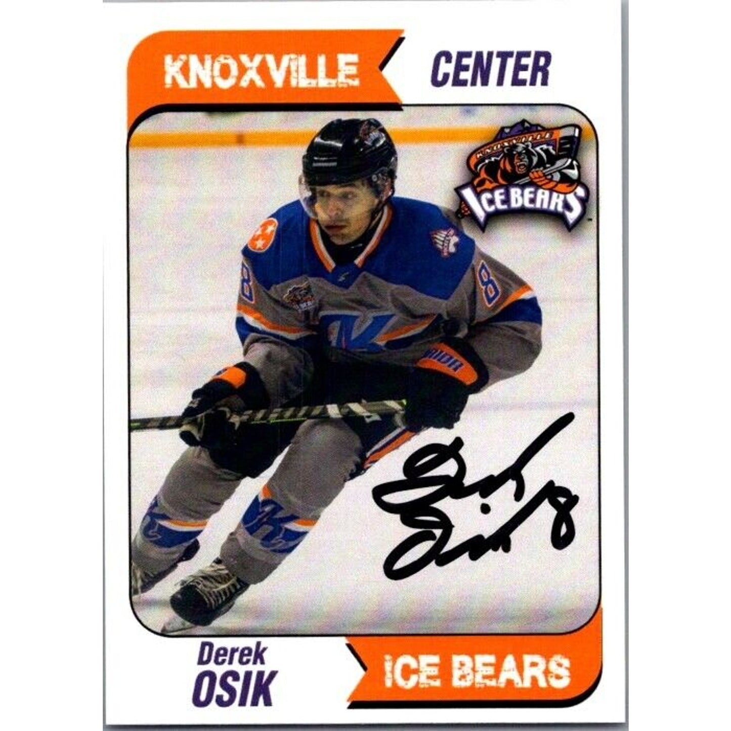 2024 Knoxville Ice Bears #8 Derek Osik Defense Auto