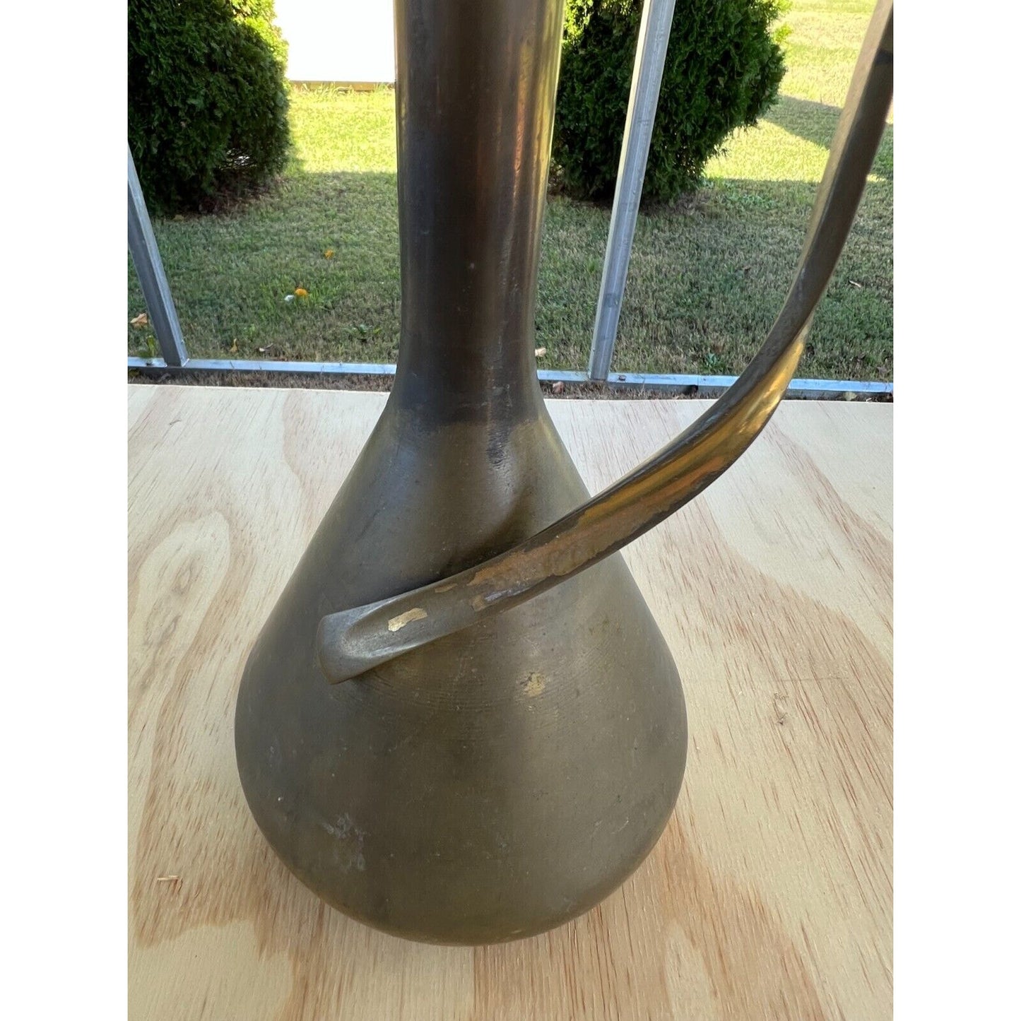 Vintage Brass Pal Bell Deco Bronze Ewer