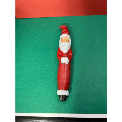 Vintage Christmas Santa Ornament 6" Height