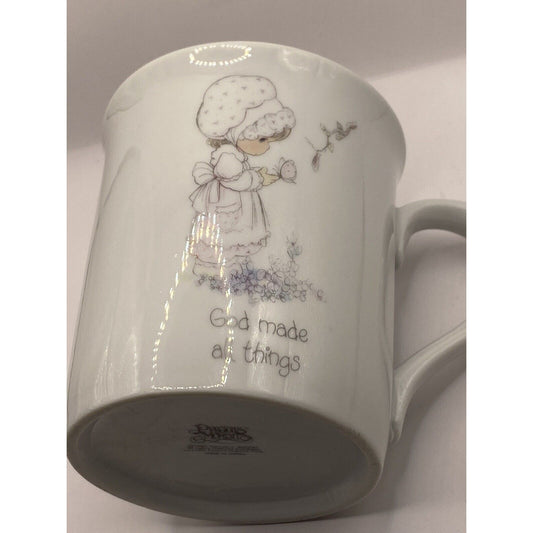 PRECIOUS MOMENTS COFFEE MUG GOD MAKES ALL THINGS