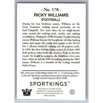 2024 Sportkings Volume 5 #178 Ricky Williams Blue