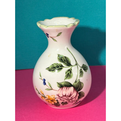 Vintage Ceramic "Vintage Garden" Mini-Vase from Princess House