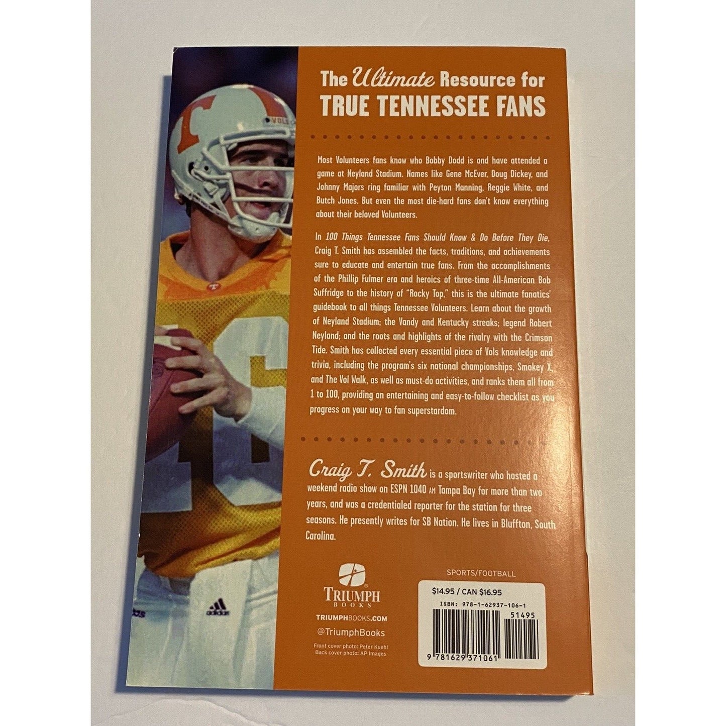 100 Things Tennessee Fans Should Know & Do - Paperback, by Smith Craig T. - Good