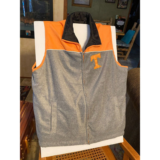 Tennessee Volunteers GIII Sports By Carl Banks Reversible Vest Size Large