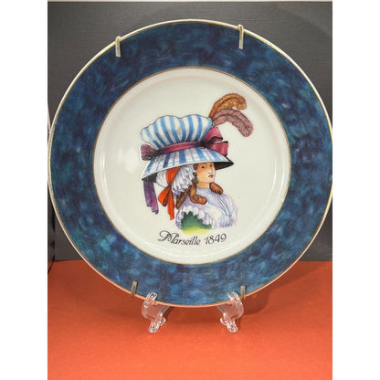 1855 Email de Linoges - I Godinger - Marseille 1849 - Decorative Plate w/hanger