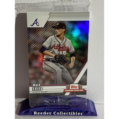 Atlanta Braves Topps Trading Card Day Stadium Team Set Sealed Acuna Albies Fried